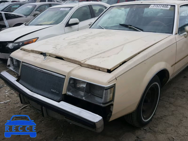 1984 BUICK REGAL LIMI 1G4AM47A6EH488051 зображення 9