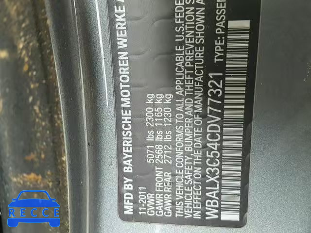 2012 BMW 650 I WBALX3C54CDV77321 image 9