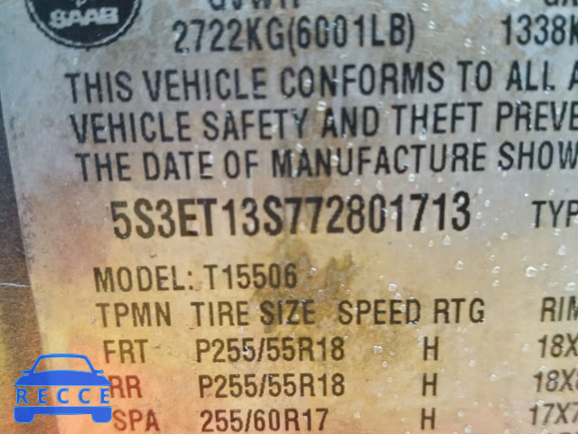 2007 SAAB 9-7X 4.2I 5S3ET13S772801713 image 9