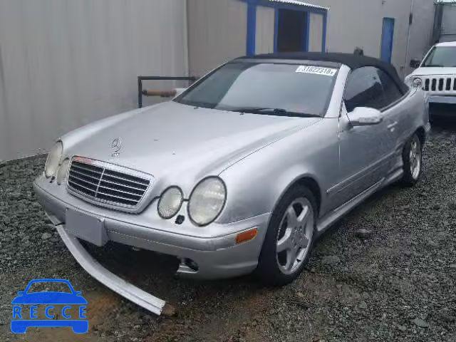 2003 MERCEDES-BENZ CLK 430 WDBLK70G63T144148 зображення 1