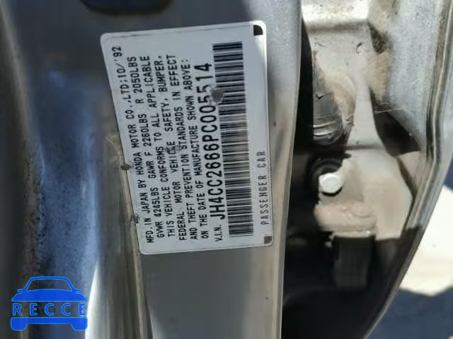 1993 ACURA VIGOR GS JH4CC2666PC005514 image 9