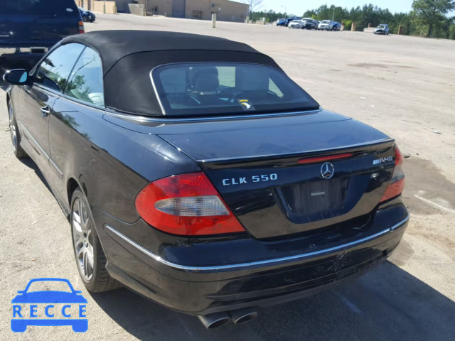 2007 MERCEDES-BENZ CLK 550 WDBTK72F57T084759 image 2