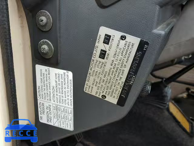 1988 SUZUKI SAMURAI JS4JC51C5J4204396 Bild 9