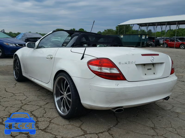 2007 MERCEDES-BENZ SLK 350 WDBWK56F27F138383 image 2