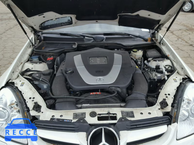 2007 MERCEDES-BENZ SLK 350 WDBWK56F27F138383 зображення 6