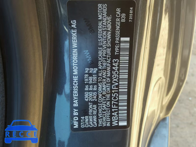2015 BMW 228 XI WBA1F7C51FVX95443 зображення 9