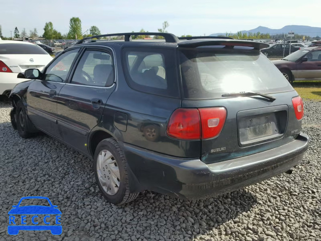 1998 SUZUKI ESTEEM GL JS2GB31W5W5144657 image 2