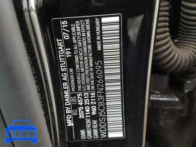 2015 MERCEDES-BENZ CLA 45 AMG WDDSJ5CB3FN266095 image 9