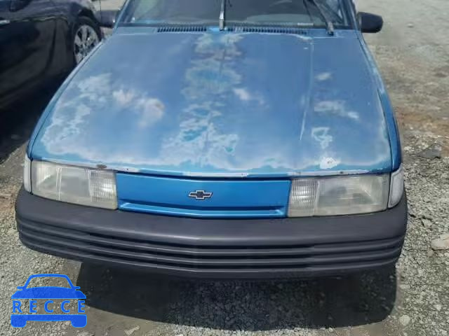 1991 CHEVROLET CAVALIER V 1G1JC14G1M7197517 зображення 6