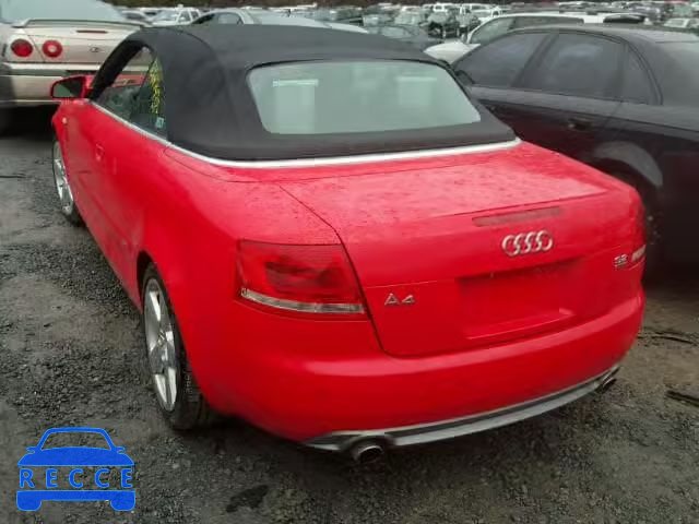 2008 AUDI A4 S-LINE WAUEH48H68K009380 image 2