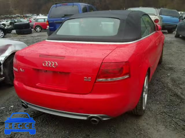 2008 AUDI A4 S-LINE WAUEH48H68K009380 image 3