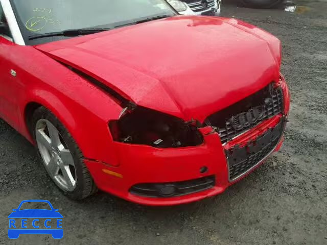 2008 AUDI A4 S-LINE WAUEH48H68K009380 image 8