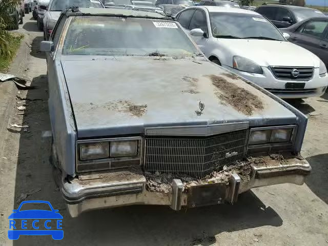 1984 CADILLAC ELDORADO 1G6AL5786EE660562 image 9