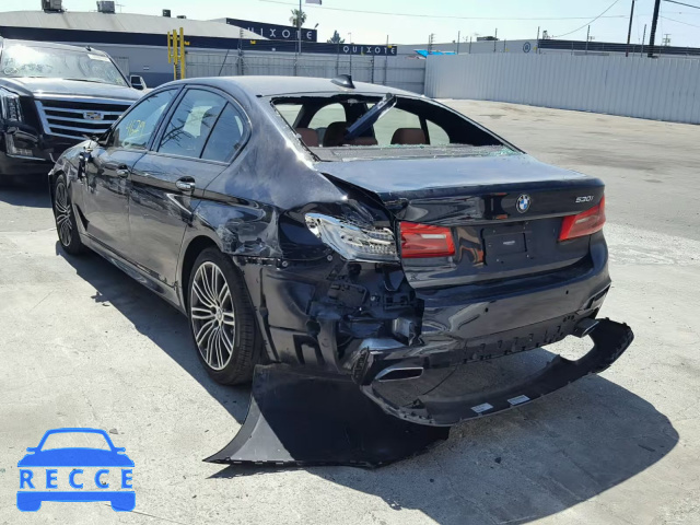 2018 BMW 530 I WBAJA5C57JWA36286 image 2