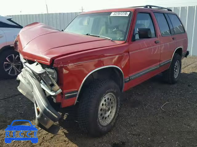 1993 CHEVROLET BLAZER S10 1GNDT13W3P2186489 image 1