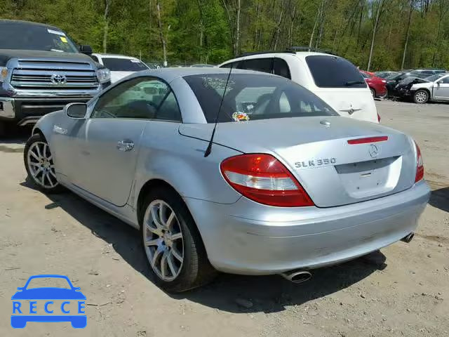 2007 MERCEDES-BENZ SLK 350 WDBWK56F27F143924 image 2