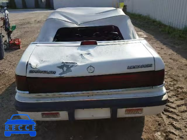 1989 CHRYSLER LEBARON 1C3BJ45K0KG244995 Bild 8