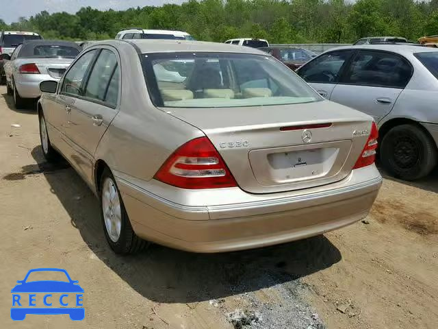 2003 MERCEDES-BENZ C 320 4MAT WDBRF84J23F391837 зображення 2