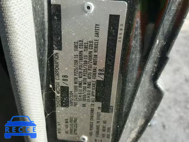 1988 TOYOTA PICKUP RN6 JT4RN63AXJ0207142 зображення 9