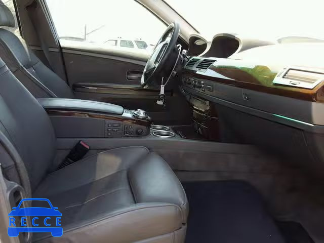 2005 BMW 745 I WBAGL63565DP76632 зображення 4