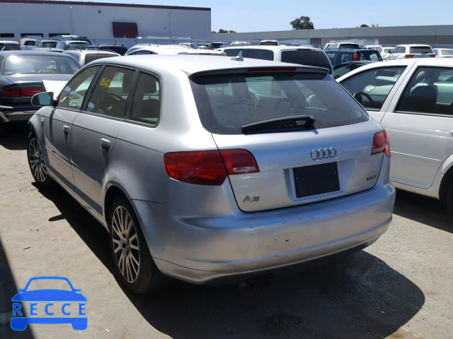 2007 AUDI A3 2 WAUHF78P27A155436 зображення 2