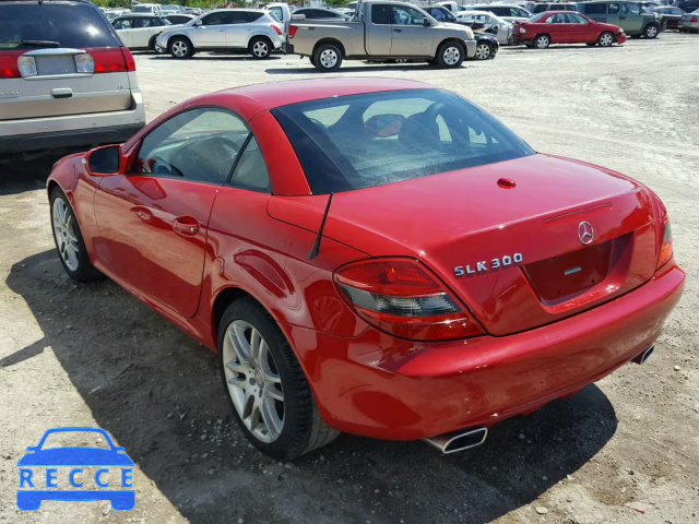 2009 MERCEDES-BENZ SLK 300 WDBWK54F19F209076 image 2