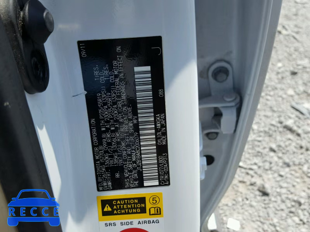 2012 LEXUS RX 450 JTJZB1BA8C2006079 image 9