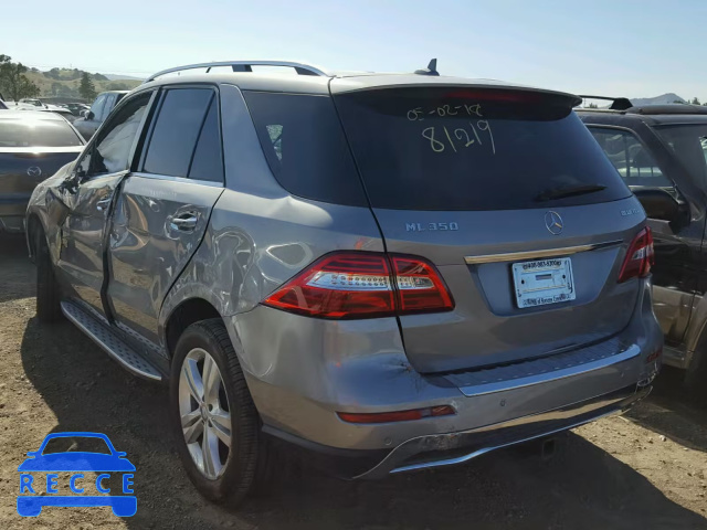 2014 MERCEDES-BENZ ML 350 BLU 4JGDA2EB8EA359825 зображення 2