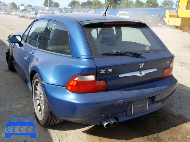 2002 BMW Z3 3.0 4USCK734X2LM14090 зображення 2