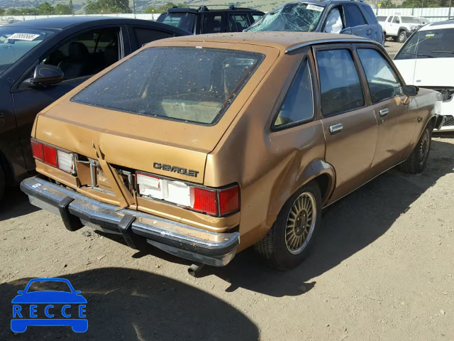 1982 CHEVROLET CHEVETTE 1G1AB68C4CA134226 зображення 3