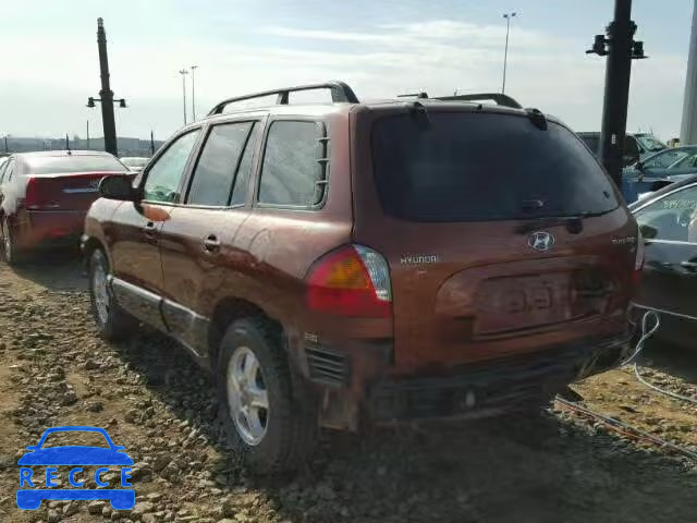 2004 HYUNDAI SANTA FE B KM8SB73DX4U754236 Bild 2