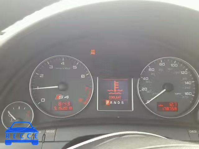 2005 AUDI NEW S4 QUA WAUGL78E75A526607 зображення 7