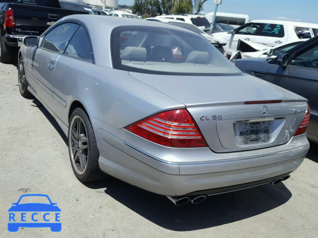 2003 MERCEDES-BENZ CL 55 AMG WDBPJ74J53A033290 зображення 2