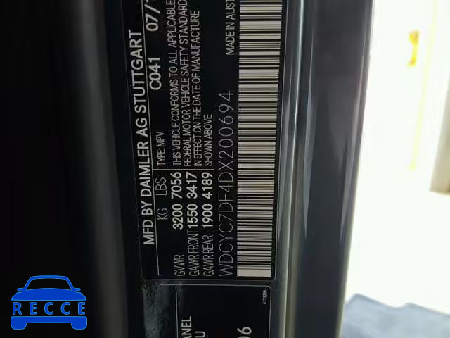 2013 MERCEDES-BENZ G 63 AMG WDCYC7DF4DX200694 Bild 9