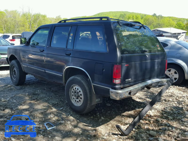 1993 CHEVROLET BLAZER S10 1GNDT13W1P2166550 image 2