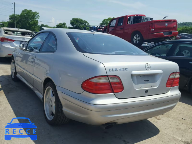 2000 MERCEDES-BENZ CLK 430 WDBLJ70G2YF147279 зображення 2