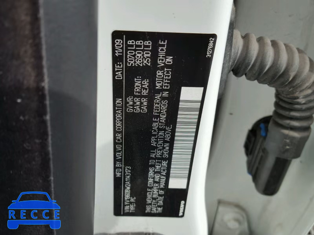 2010 VOLVO V70 3.2 YV1960BW2A1143173 image 9