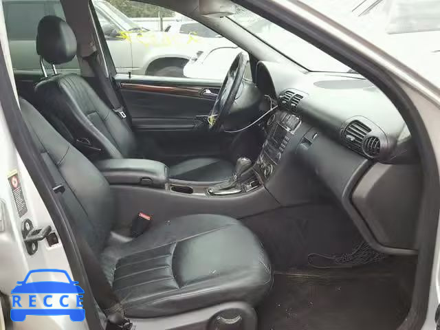 2005 MERCEDES-BENZ C 240 SPOR WDBRH61J75F601547 зображення 4