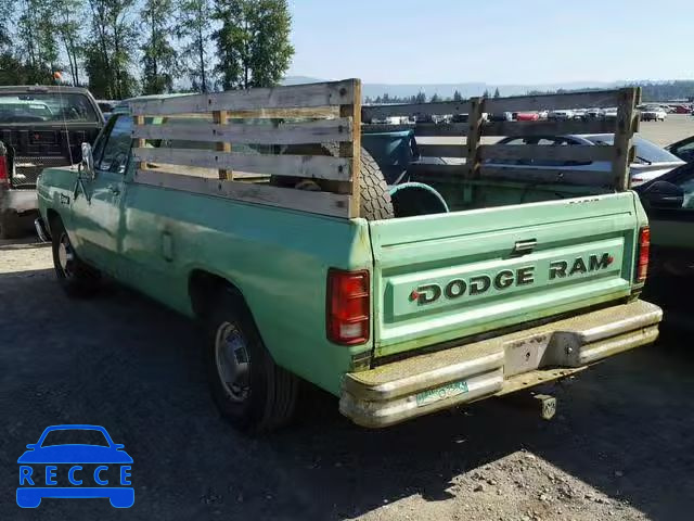 1987 DODGE D-SERIES D 1B7HD24T3HS397761 зображення 2