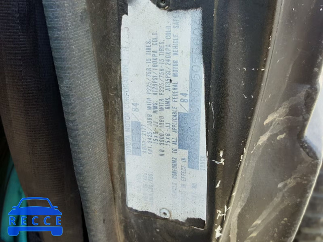 1985 TOYOTA PICKUP RN6 JT4RN60R0F5055604 image 9