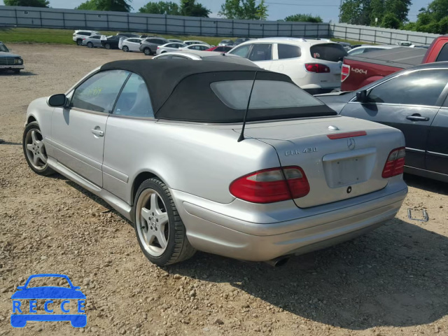 2003 MERCEDES-BENZ CLK 430 WDBLK70G83T136746 image 2