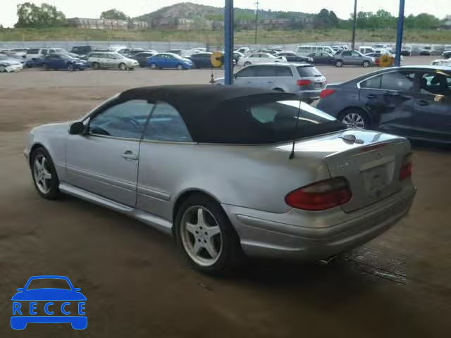 2003 MERCEDES-BENZ CLK 430 WDBLK70G43T137537 image 2