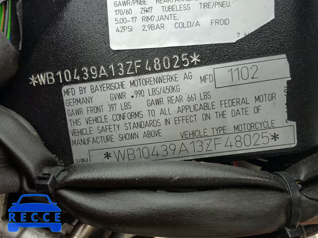 2003 BMW R1150 R WB10439A13ZF48025 image 9