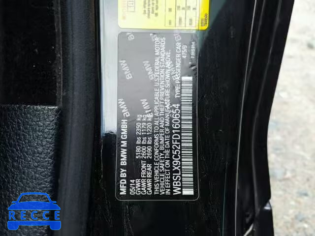 2015 BMW M6 WBSLX9C52FD160654 image 9