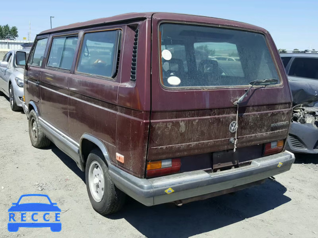 1988 VOLKSWAGEN VANAGON BU WV2YB0253JH066536 image 2