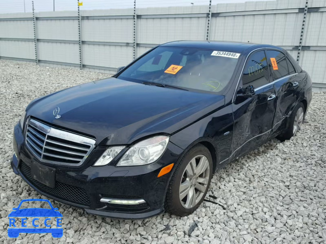 2012 MERCEDES-BENZ E 350 BLUE WDDHF2EB4CA523615 image 1