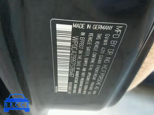 2007 PORSCHE 911 CARRER WP0CA29957S765467 Bild 9