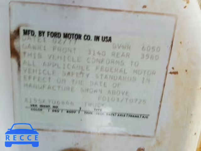 1977 FORD TRUCK X15SKY06846 зображення 9