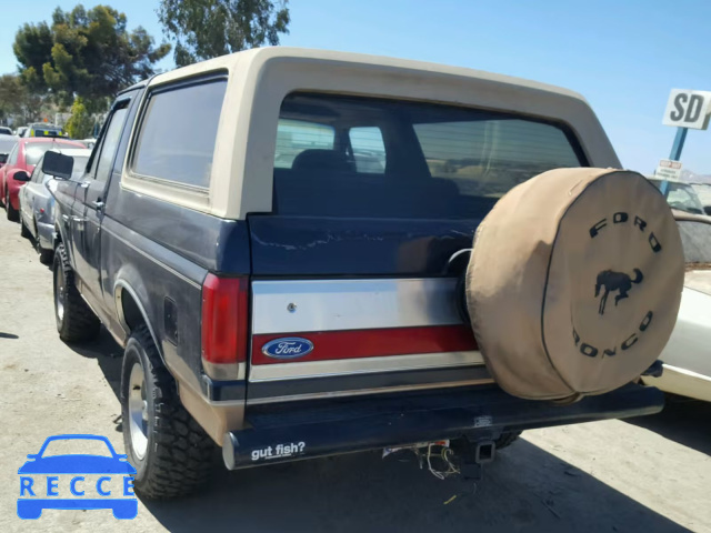 1990 FORD BRONCO U10 1FMEU15H2LLA61704 image 2