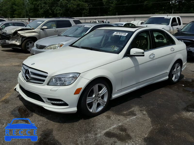 2011 MERCEDES-BENZ C 350 WDDGF5GB8BF643302 image 1